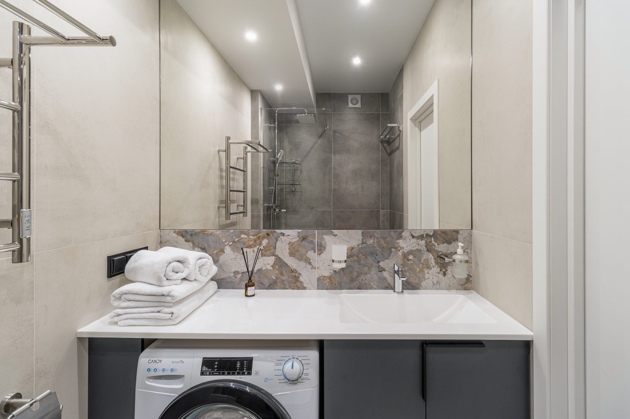 Студио (Azzurro с виниловым проигрывателем), Апартаменты Nort на Родионова