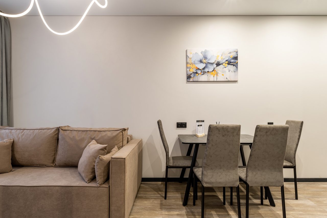 Студио (Daily с кухней и видом на город), Апартаменты Nort на Родионова