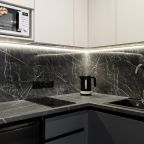 Студио (Daily с кухней и видом на город), Апартаменты Nort на Родионова