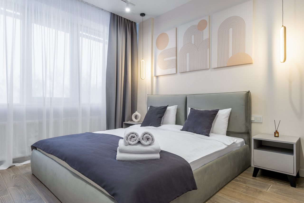 Студио (Cotton с видом на Волгу), Апартаменты Nort на Родионова