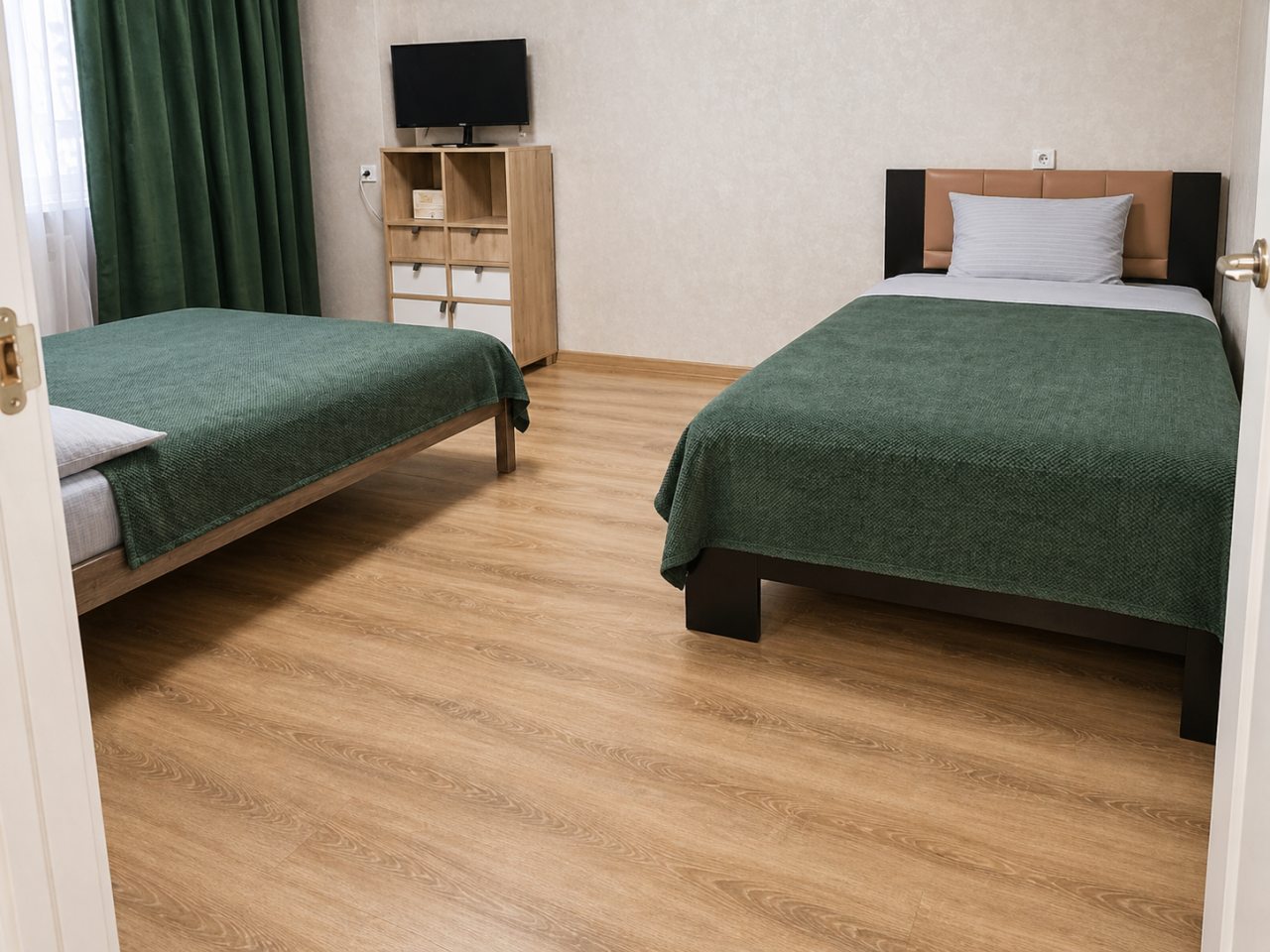 Двухместный (Двухкомнатная квартира на Первомайской 3, 52 м²), Апартаменты Аликорн24 на Первомайской