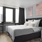 Двухместный (Уютная студия у метро 1215-2), Апартаменты Уютно и точка