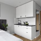 Двухместный (Уютная студия у метро 1215-2), Апартаменты Уютно и точка