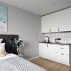 Двухместный (Студия у метро 1018-1), Апартаменты Уютно и точка