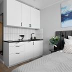 Двухместный (Уютная студия у метро 520-2), Апартаменты Уютно и точка