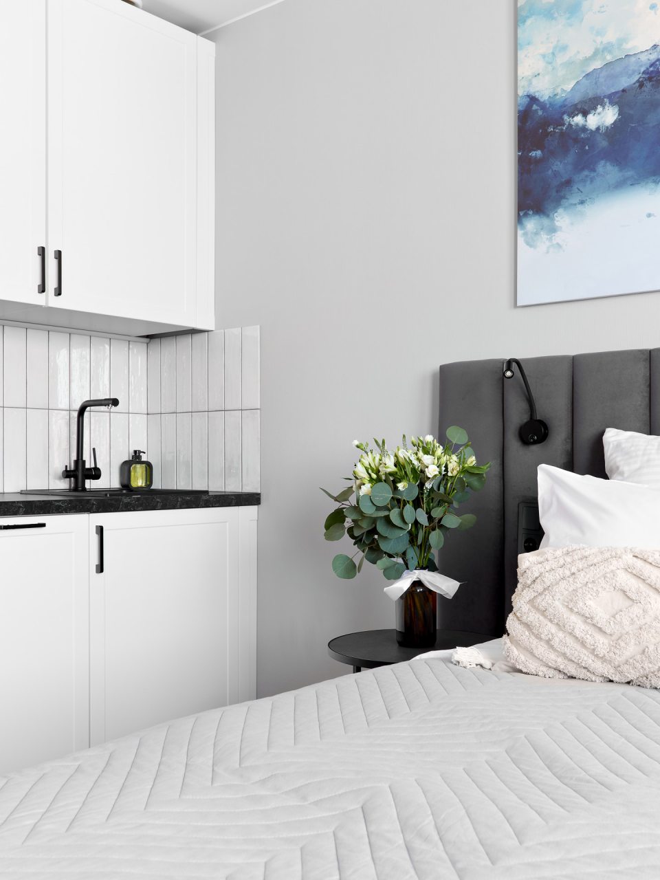 Двухместный (Уютная студия у метро 520-2), Апартаменты Уютно и точка