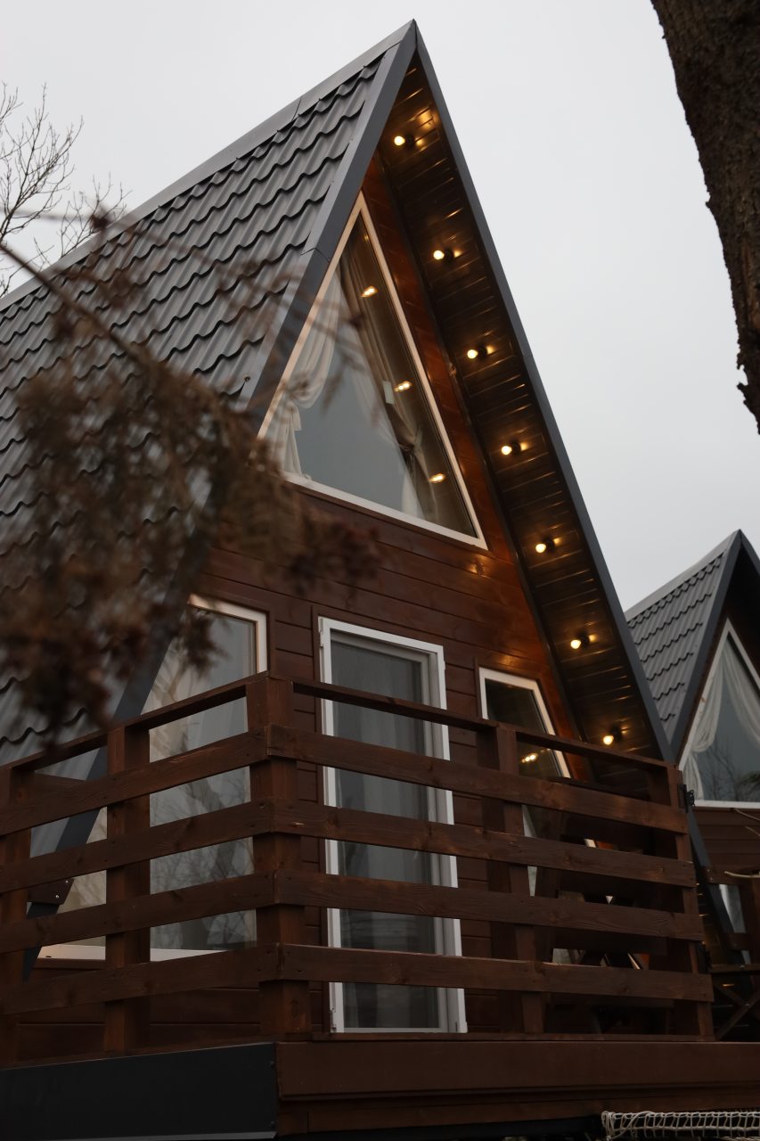 Двухместный (А-фрейм с видом на море), Глэмпинг Станция Морская