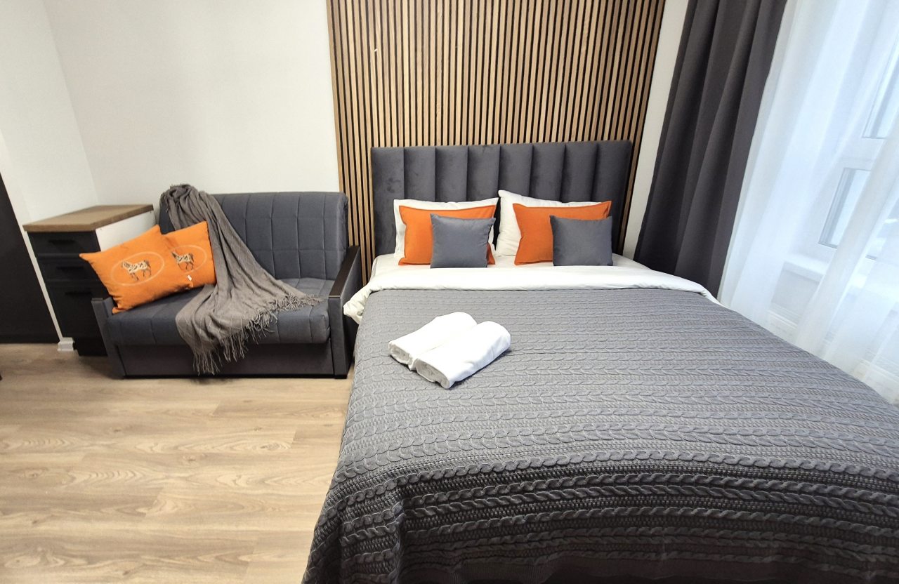 Трёхместный и более (Апартаменты на 12 этаже), Апартаменты в Подмосковье на Стрелковом переулке