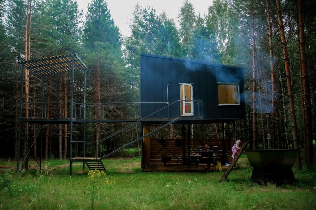 Дом (Дом №1 в турбазе Lesavushka), База отдыха Lesavuska