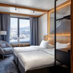 Двухместный (Стандарт с двумя односпальными кроватями и видом на горы), Гостиница Среди Гор