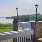 Вид на Волгу с веранды ресторана