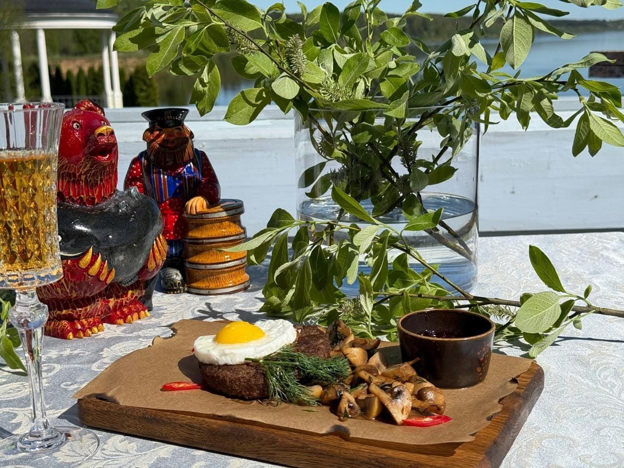 Блюда ресторана «Пристань»