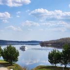 Вид на Волгу с террасы ресторана