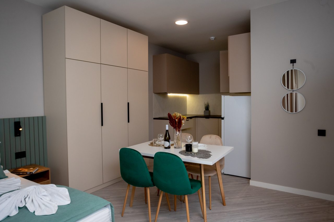 Студио (SUITE), Комплекс апартаментов БЕРЕГ Курортный