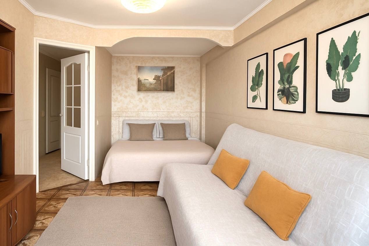 Апартаменты (Уютная квартира на Ново-Садовой 23), Уютная квартира на Ново-Садовой 23