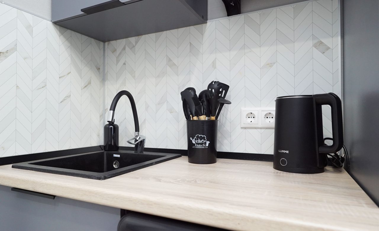 Студио (С мини-кухней и wifi (1)), Апартаменты Vizit на Габдуллы Тукая 62А