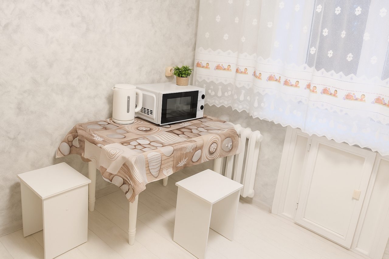 Возможность самостоятельного приготовления пищи, Апартаменты Аликорн 24 на Октябрьском