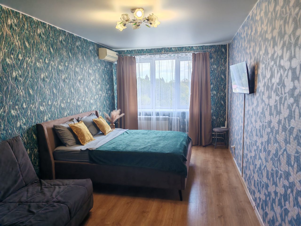 Трёхместный и более (Однокомнатная квартира в пос.МИС), Апартаменты Аликорн 24 в поселке МИС