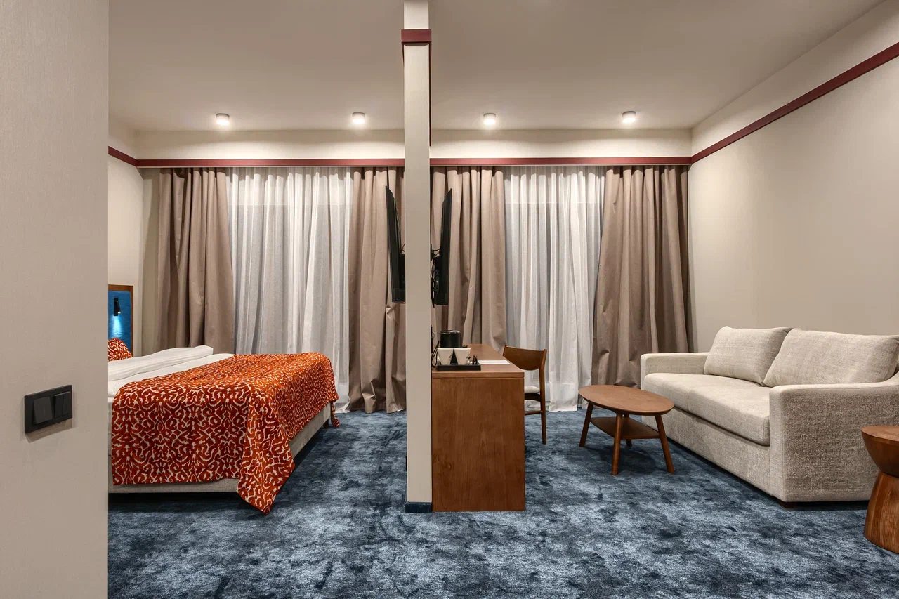 Двухместный (Джуниор сюит), Отель Лазурит Архыз hotel & spa