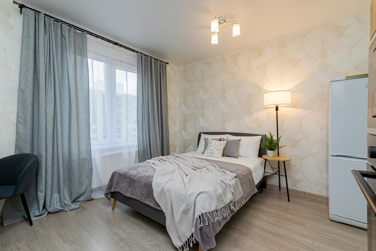 Студио (Уютная студия у Планеты), Апартаменты Современная студия у Планеты