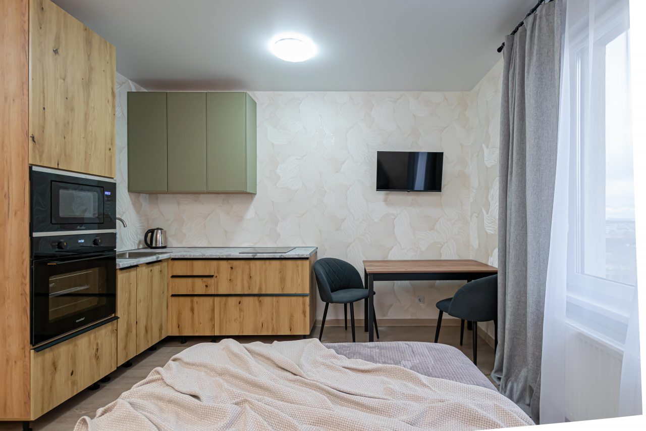 Студио (Уютная студия у Планеты), Апартаменты Современная студия у Планеты