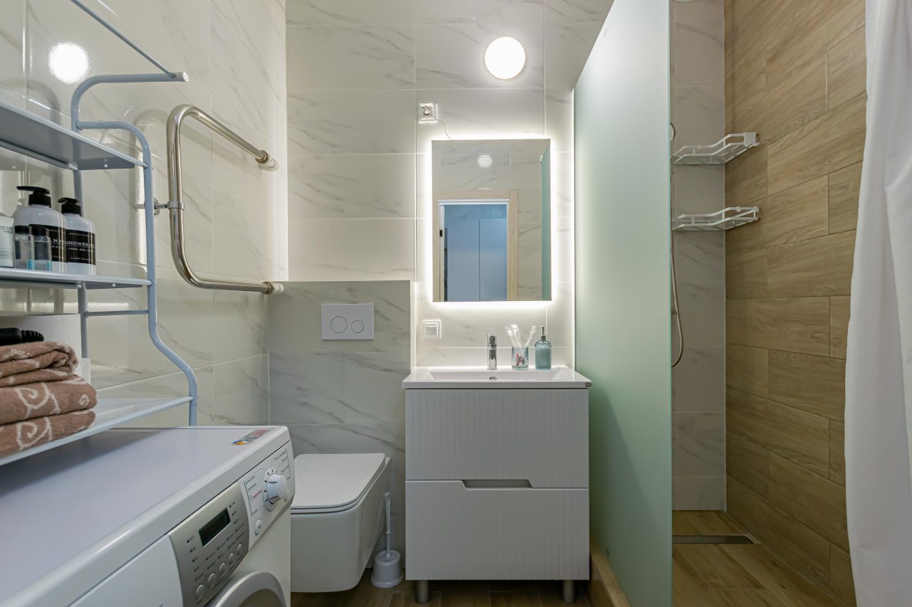 Студио (Уютная студия у Планеты), Апартаменты Современная студия у Планеты