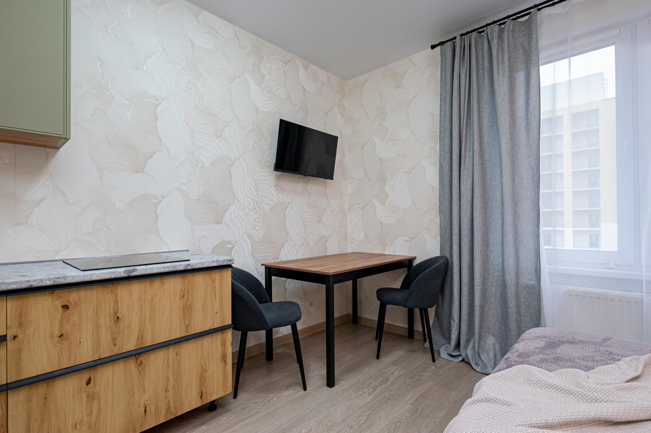 Студио (Уютная студия у Планеты), Апартаменты Современная студия у Планеты