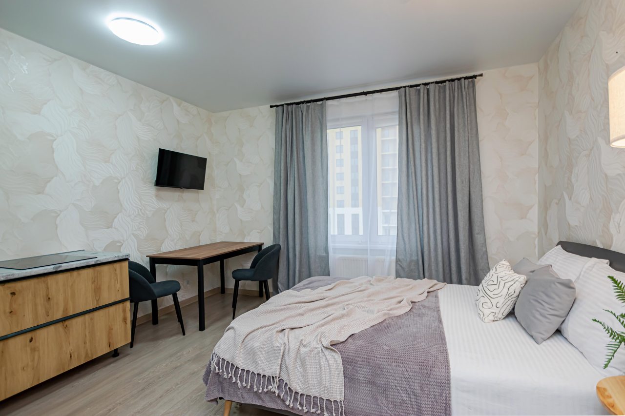 Студио (Уютная студия у Планеты), Апартаменты Современная студия у Планеты