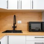 Возможность самостоятельного приготовления пищи, Апартаменты Современная студия у Планеты