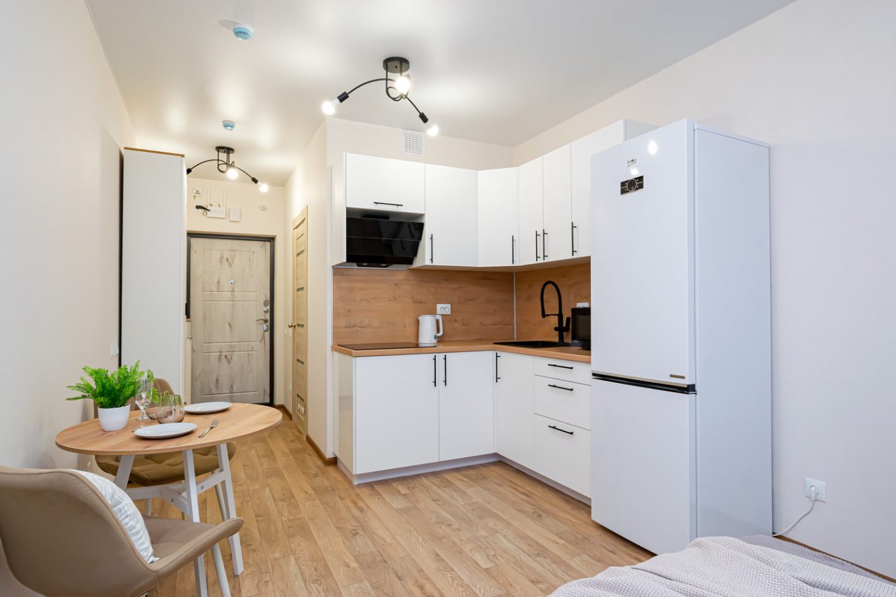 Студио (Уютная студия у Планеты), Апартаменты Современная студия у Планеты