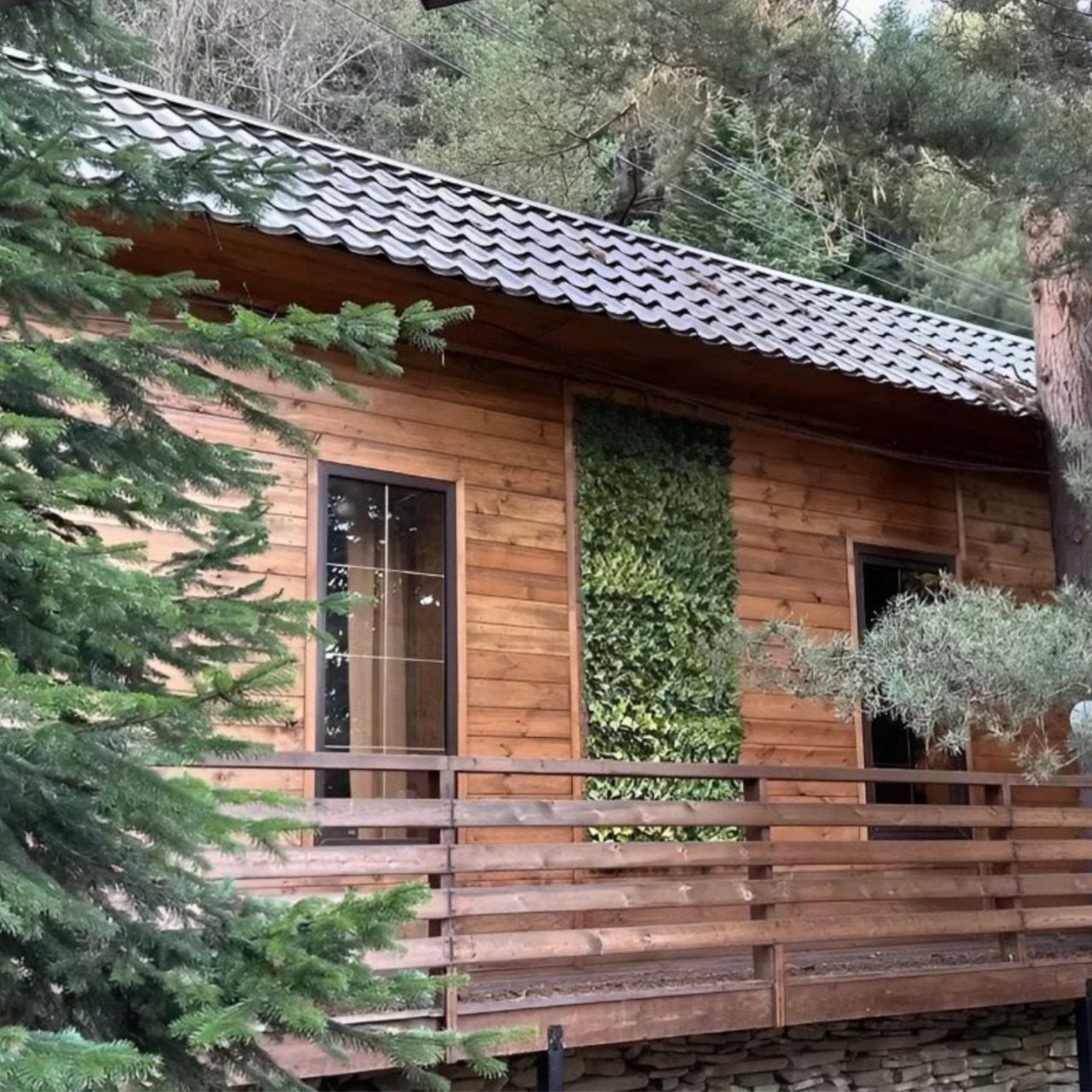 Мини-дом (Коттедж с видом на лес), База отдыха Легенда гор