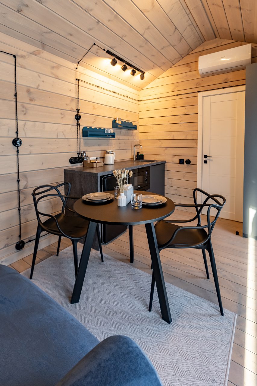 Четырехместный (Дабл-хаус. Два двухместных домика объединенные общей террасой), Гостиница Гнездо Мамонта