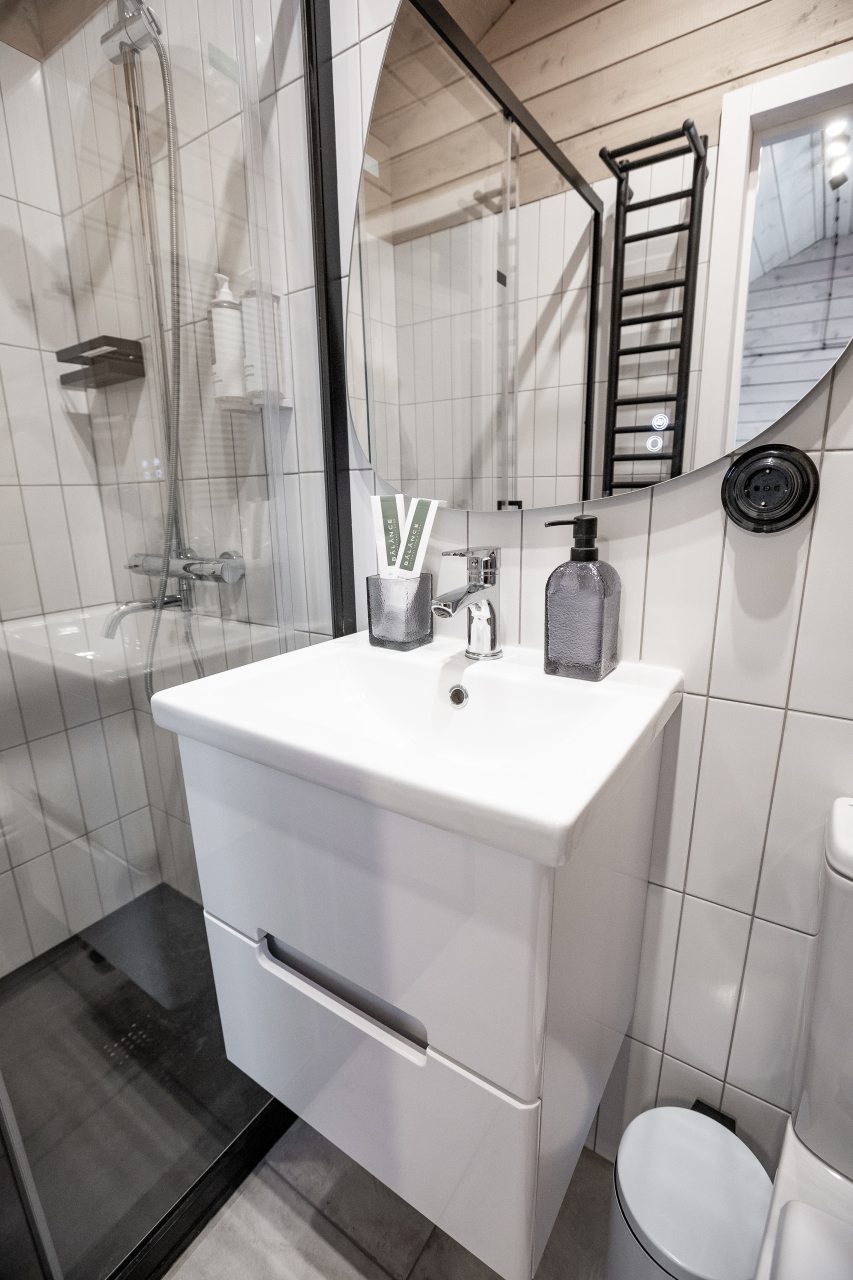 Четырехместный (Дабл-хаус. Два двухместных домика объединенные общей террасой), Гостиница Гнездо Мамонта