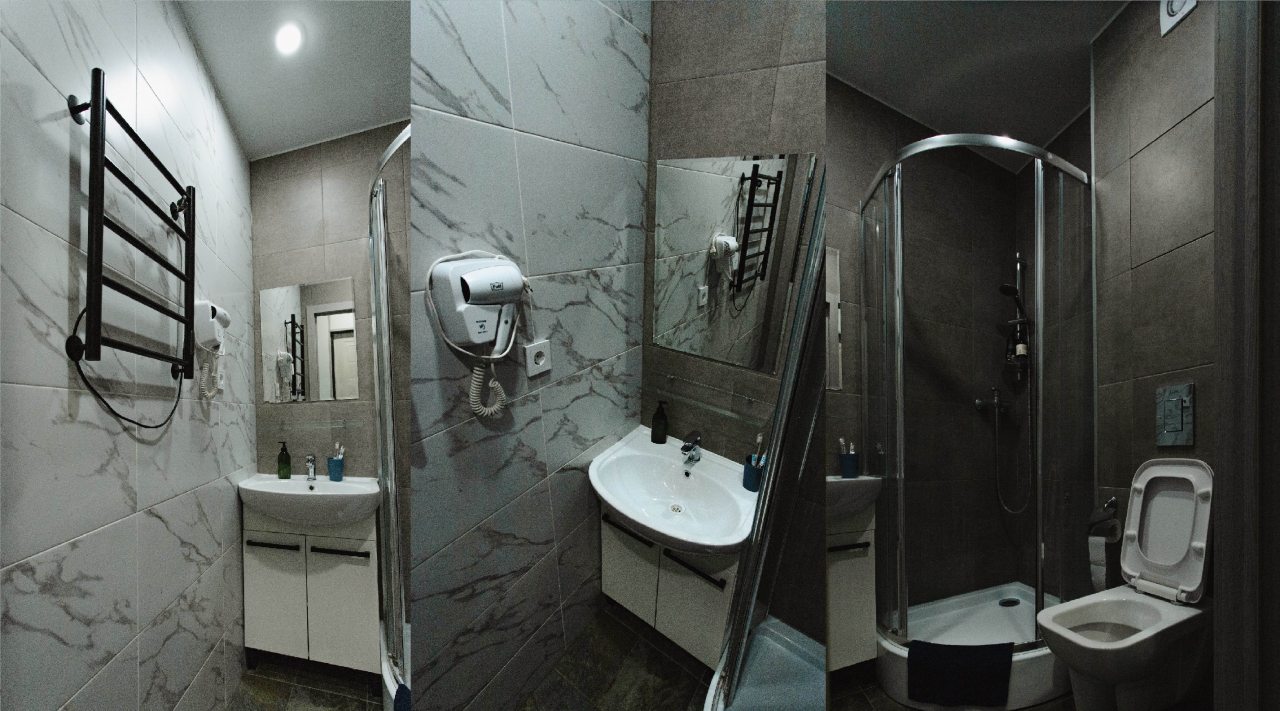 Двухместный (Номер с панорамным видом на 2м этаже), Гостевой дом ЁLKI Лебяжье