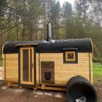 Баня безлимит использования, Домики в настоящем лесу