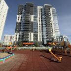 Студио (Апартаменты "Яркая луна", закрытая парковка с просторной территорией!), Апартаменты Восходящее солнце