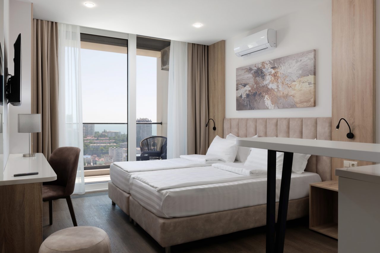 Двухместный (Супериор с видом на море), AZIMUT Парк Отель Виноградная Сочи