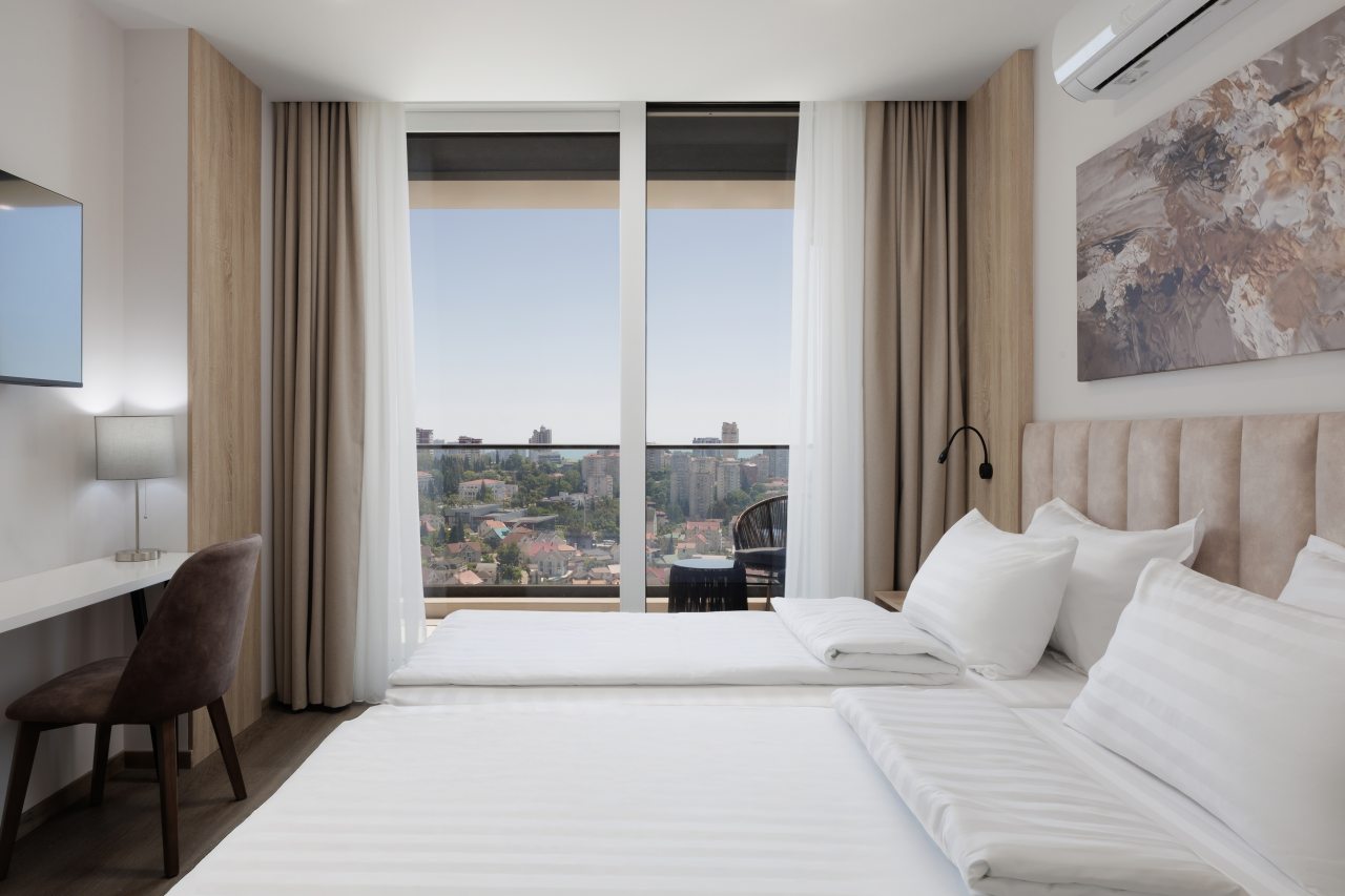 Двухместный (Супериор с видом на море), AZIMUT Парк Отель Виноградная Сочи