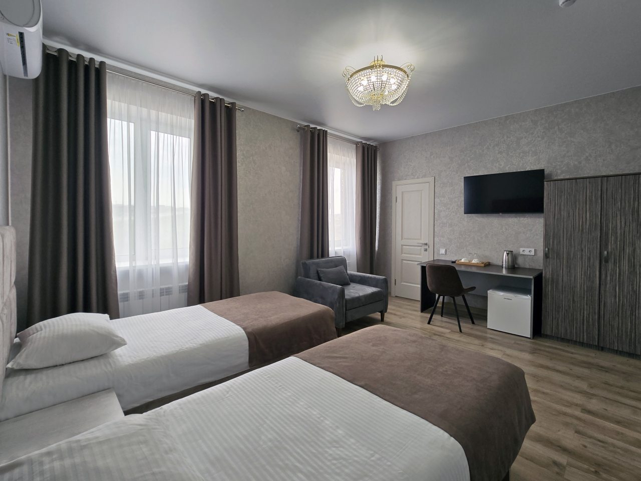 Номер (Комфорт с 2 кроватями), Отель Оазис