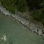 Вид на реку сверху.