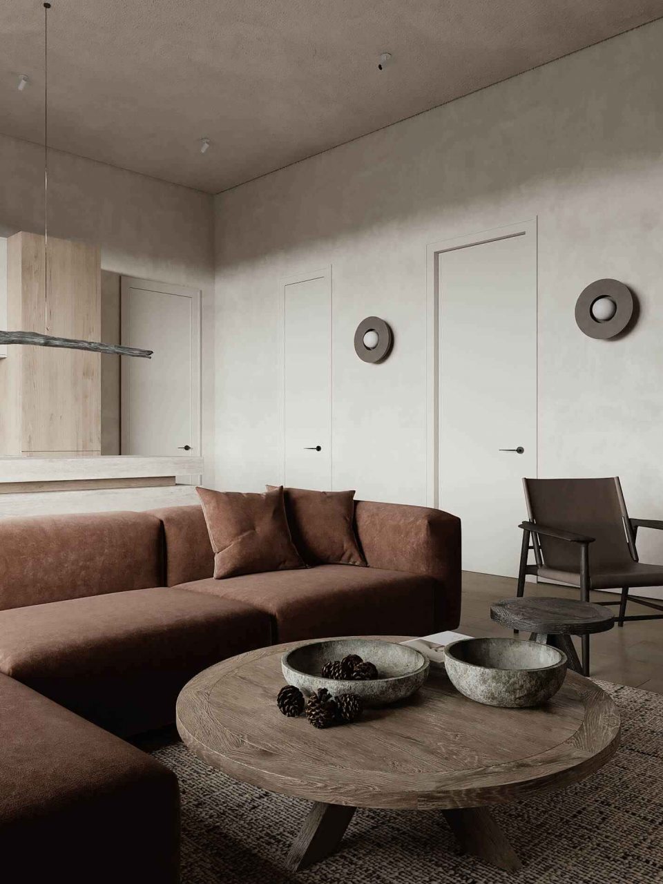 Одноэтажный дом на первой береговой линии.