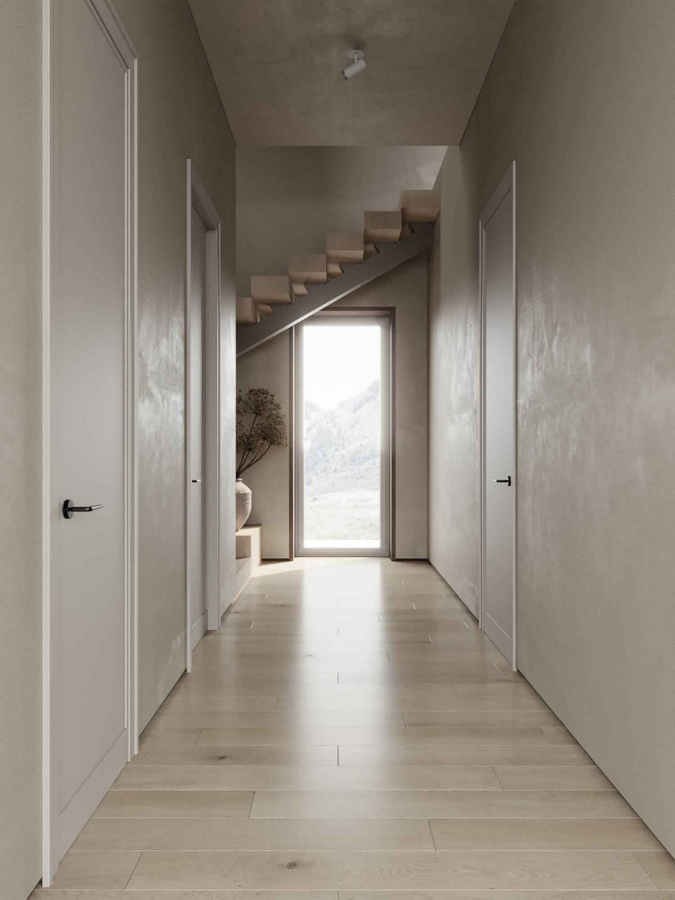 Двухэтажный дом на первой береговой линии.