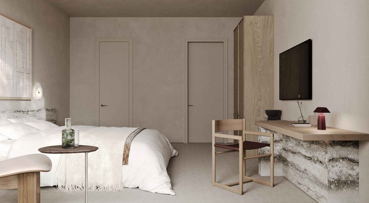 Уютная кухня-гостиная и две спальни.