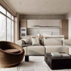 Панорамный вид на реку и горы.