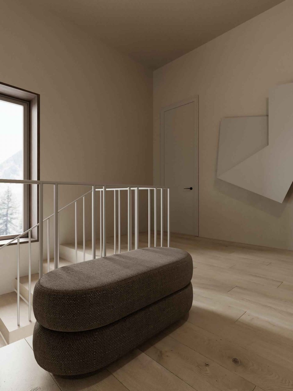 Двухэтажный дом на второй береговой линии.