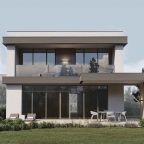 Двухэтажный дом на второй береговой линии.