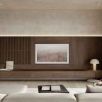 Просторная кухня-гостиная и три спальни.