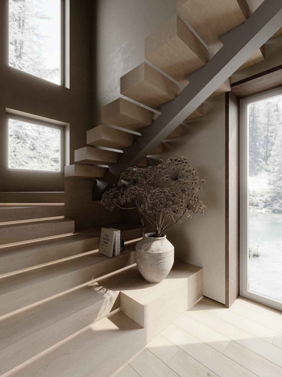 Двухэтажный дом на второй береговой линии.