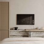 Уютная кухня-гостиная и две спальни.