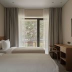 Уютная кухня-гостиная и две спальни.